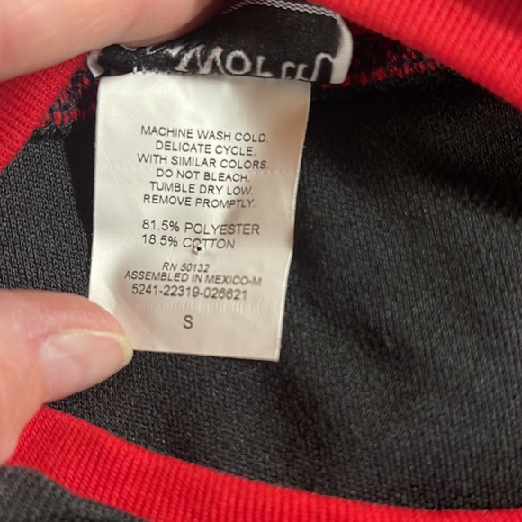 BonWorth Black Embroidered Floral Pullover Sweatshirt Small - Picture 11 of 12